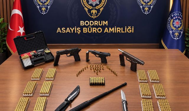 Bodrum'da rastgele ateş alarmı: 2 kişi gözaltında!