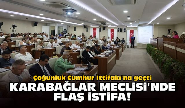 Çoğunluk Cumhur İttifakı'na geçti: Karabağlar Meclisi'nde flaş istifa!