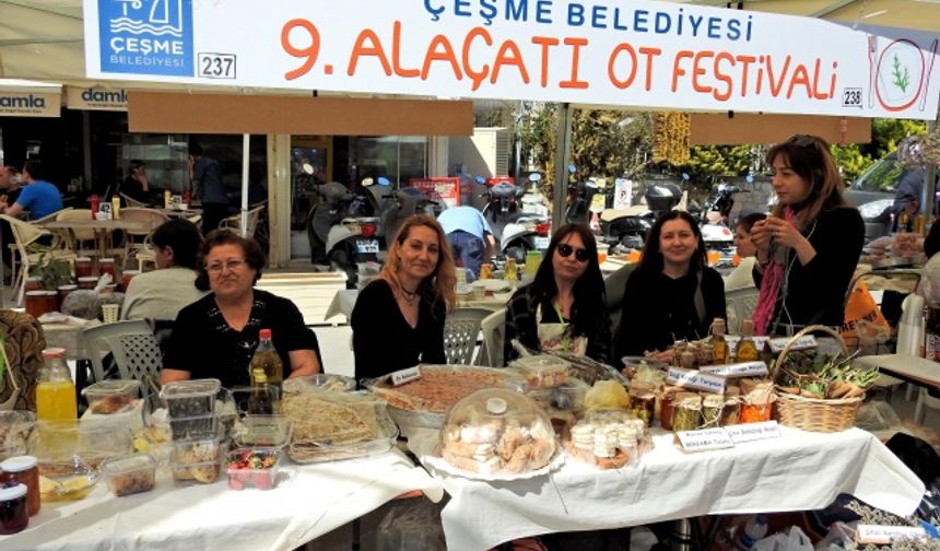 Alaçatı'da Ot Festivali başladı