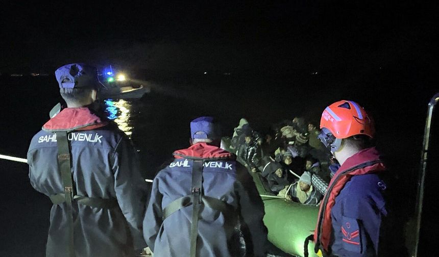 Bodrum'da 67 kaçak göçmen yakalandı
