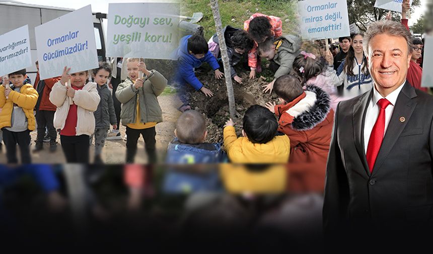 Bornova'da Orman Haftası etkinlikleri... "Çocuklarımıza küçük yaşta ormanın değerini anlatmalıyız"