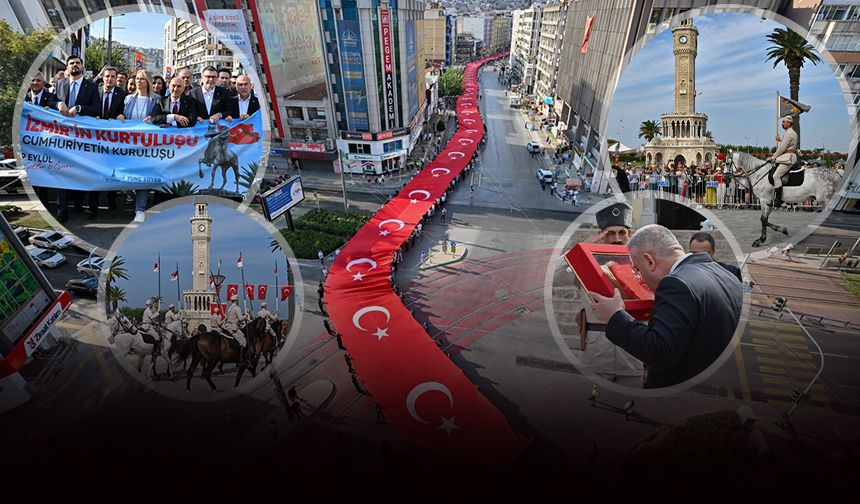 İzmir'de 9 Eylül coşkusu!