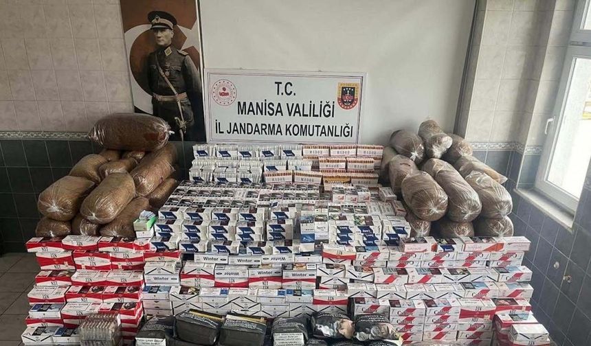 Manisa’da kaçak tütün operasyonu: 2 gözaltı