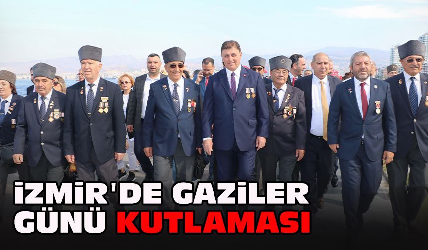 İzmir'de Gaziler Günü kutlaması