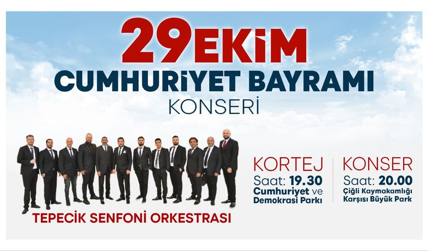 Çiğli’de Cumhuriyet coşkusu