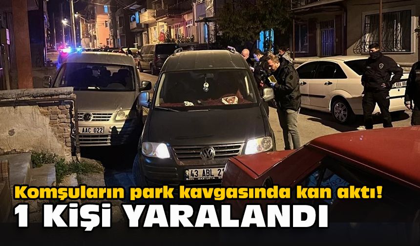 Komşuların park kavgasında kan aktı! 1 kişi yaralandı