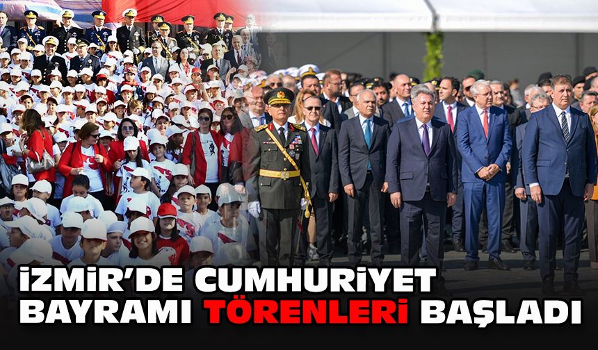 İzmir’de Cumhuriyet Bayramı törenleri başladı