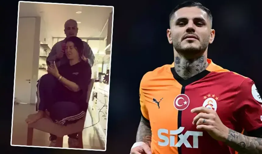 Icardi'den bir paylaşım daha! 'Üstüme atladı'