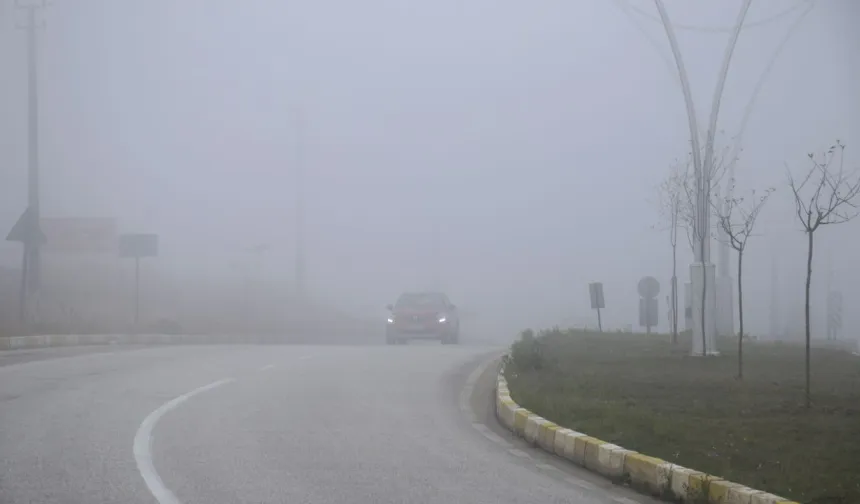 Turgutlu'da sis yaşamı olumsuz etkiliyor