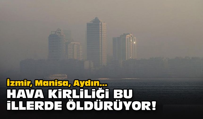 İzmir, Manisa, Aydın... Hava kirliliği bu illerde öldürüyor