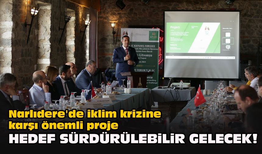 Narlıdere'de iklim krizine karşı önemli proje... Başkan Uzun: Hedef sürdürülebilir gelecek!