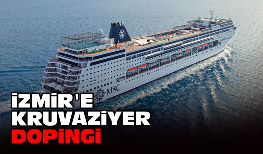 İzmir'e kruvaziyer dopingi... 2 bin 700 turist şehre geldi!