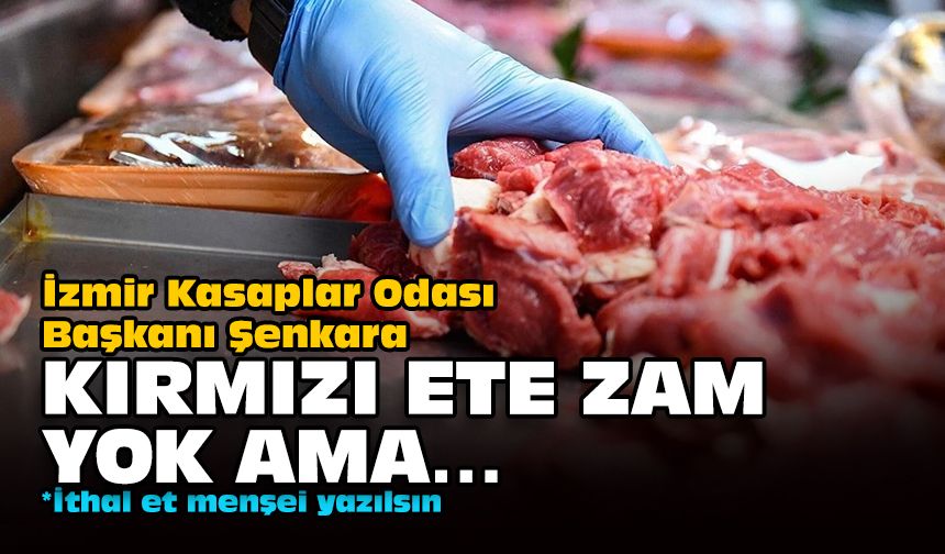 Kasaplar Odası'ndan açıklama: Kırmızı ete zam yok ama...