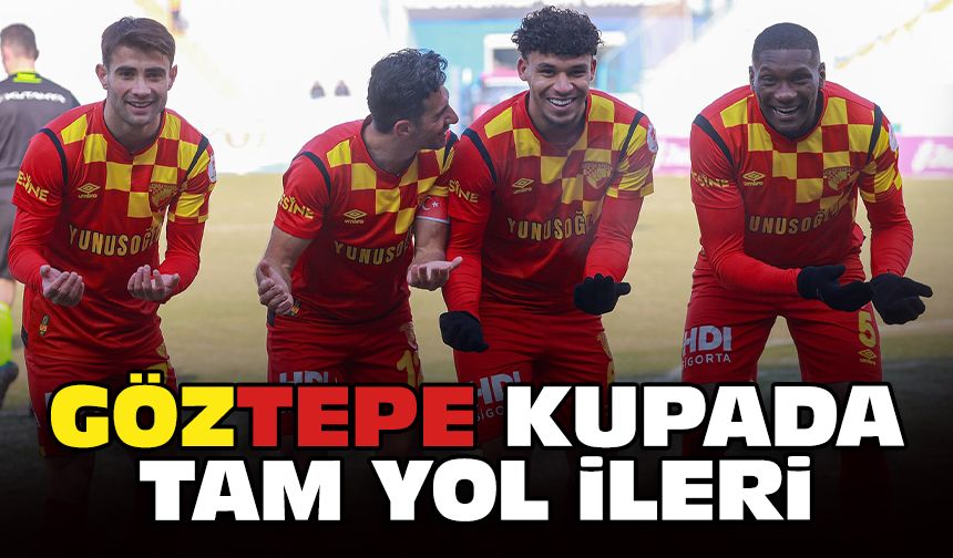 Göztepe kupada tam yol ileri