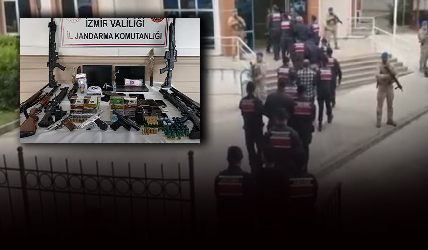 İzmir'de suç örgütüne operasyon... 6 şüpheli gözaltında!