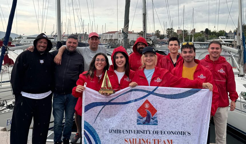 ‘Yelken’de birincilik İzmir Ekonomi’nin