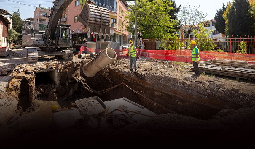 İZSU'dan Bayraklı'ya 70 milyonluk altyapı yatırımı!