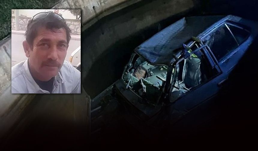 Otomobiliyle kanala uçmuştu... 13 günlük yaşam savaşını yitirdi!