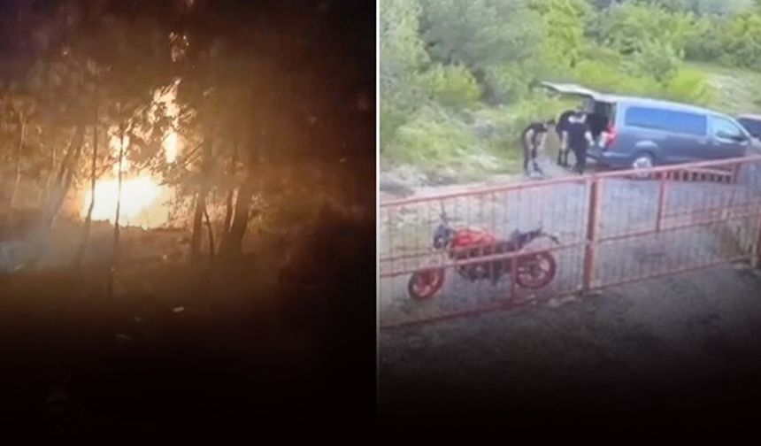 Kaçak kazı yaparken ormanı yaktılar... 5 kişi tutuklandı!