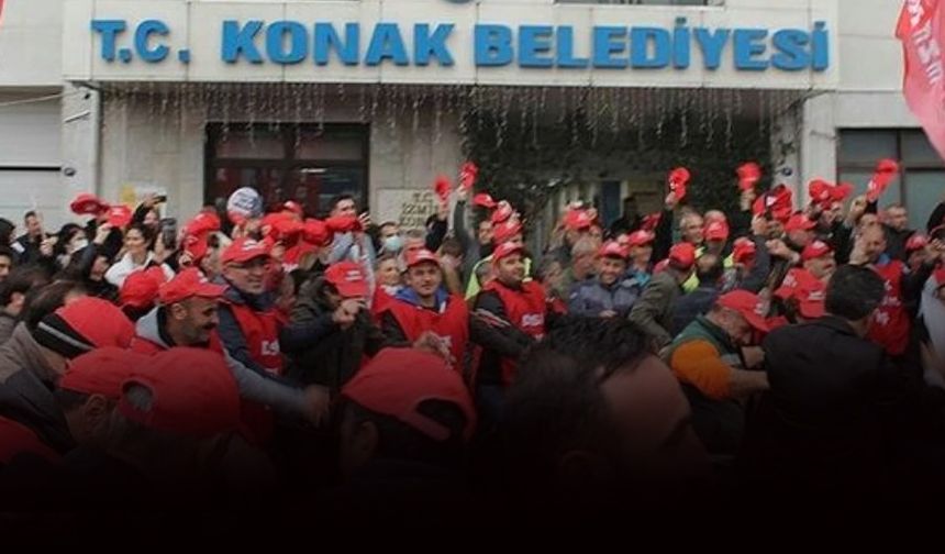Konak’ta ‘TİS’ görüşmeleri tıkandı... Grev başladı!
