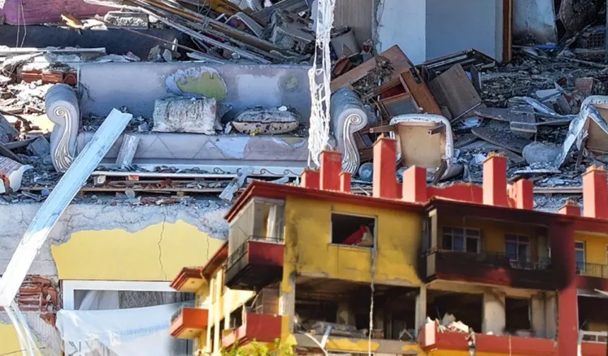 Doğalgaz borusunu kesti... Apartman enkaza döndü