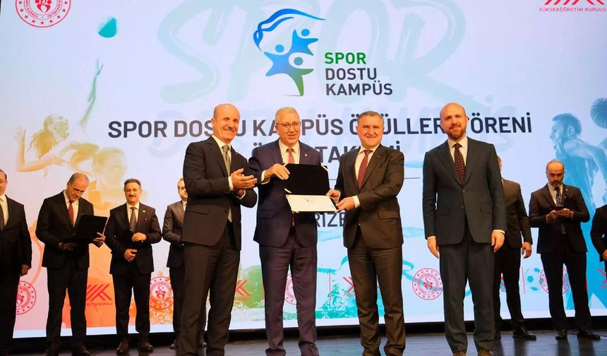 Ege Üniversitesi'ne 'Spor Dostu Kampüs' ünvanı