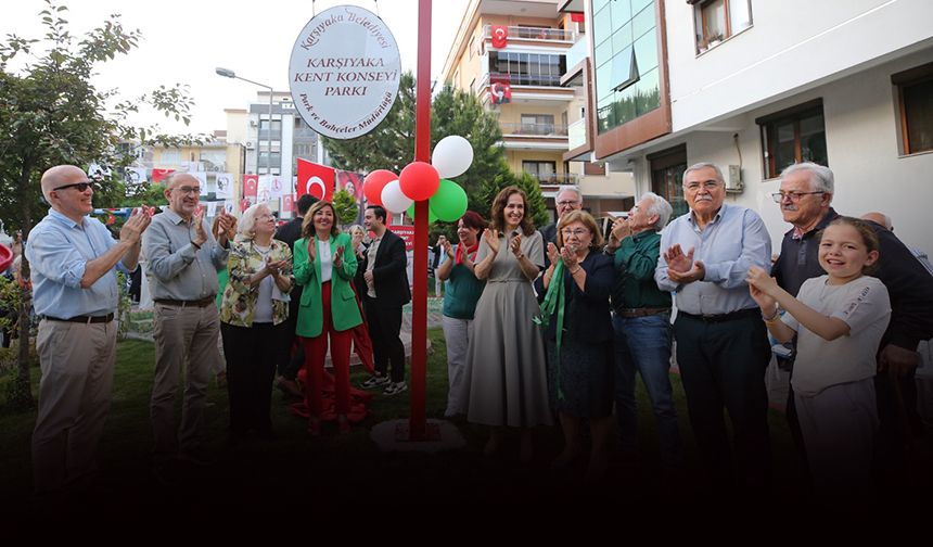 Karşıyaka Kent Konseyi Parkı’na coşkulu açılış