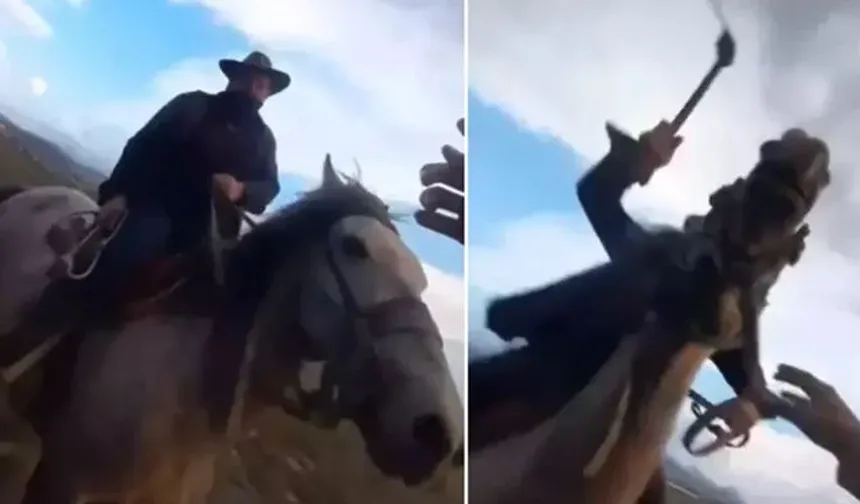 Kovboy şapkalı maganda... Kırbaçlı zorbaya istenen ceza