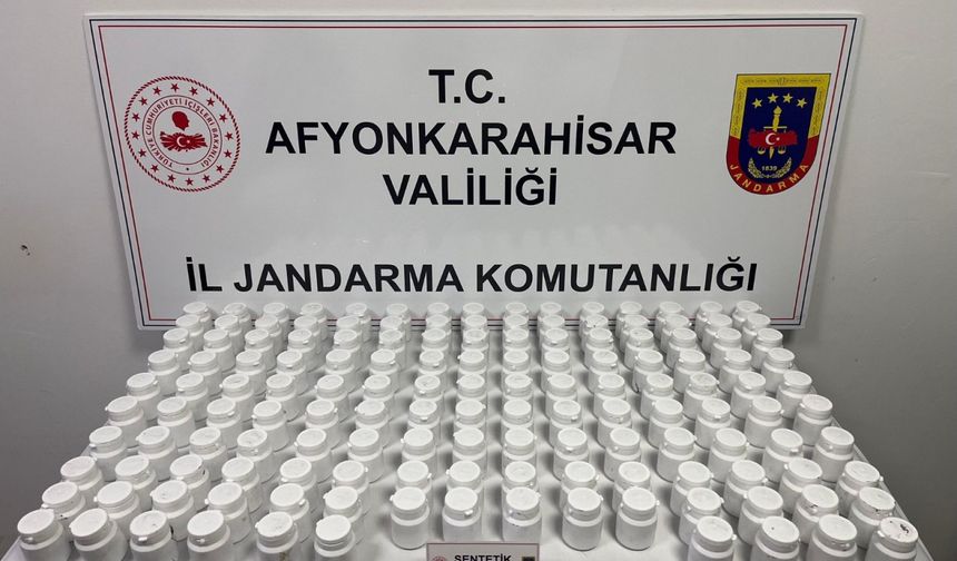 Afyonkarahisar'da uyuşturucu operasyonunda 2 şüpheli yakalandı