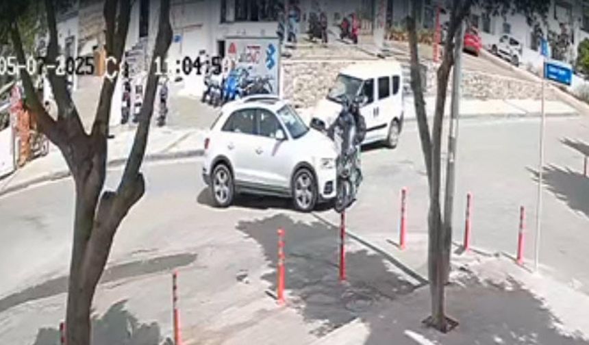 Cip ile motosiklet çarpıştı... 2 kişi yaralandı!