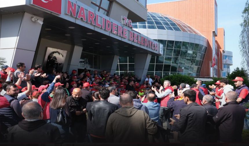 Narlıdere'de TİS krizi devam ediyor... İşçiler grevde!