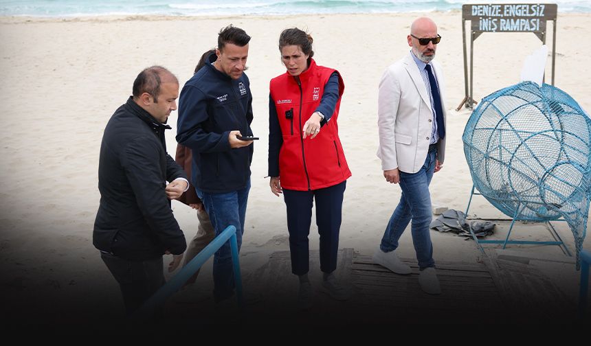 Çeşme'de çalışmalar tam gaz! Ilıca Plajı yaza hazırlanıyor