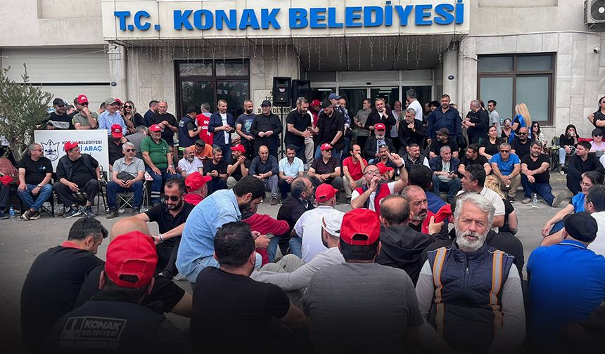 Konak’ta uzlaşı çıkmadı: Greve devam