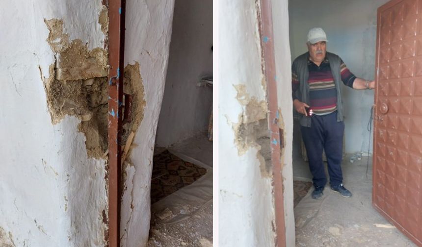 'Halı' soygunu: Kapıyı açamayınca duvarı deldiler!