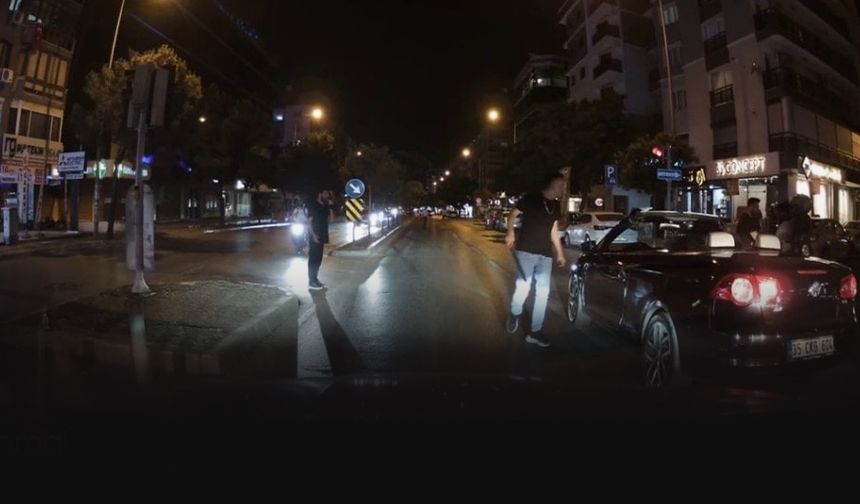 Trafikte tartıştığı kişiye döner bıçağı ile saldıran maganda gözaltına alındı
