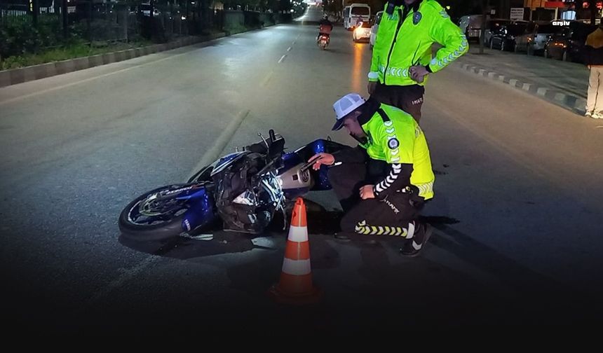 Kontrolden çıkan motosiklet devrildi... 1 kişi hayatını kaybetti!