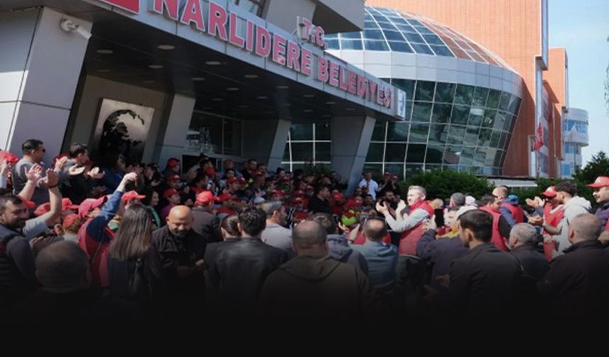 Narlıdere Belediyesi işçilerinden DİSK'e imza tepkisi... Sendikayla da mücadele edeceğiz!