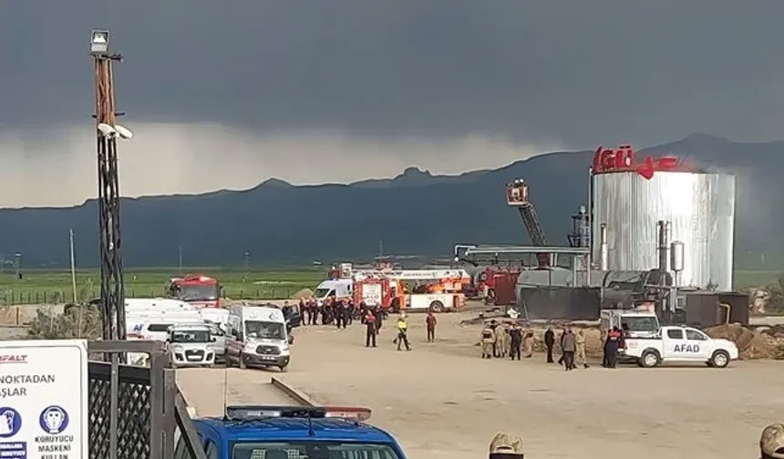Asfalt üretim tesisinde patlama: 1 işçi öldü