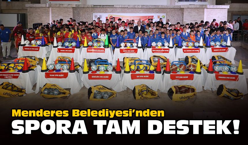 Menderes Belediyesi’nden spora tam destek!