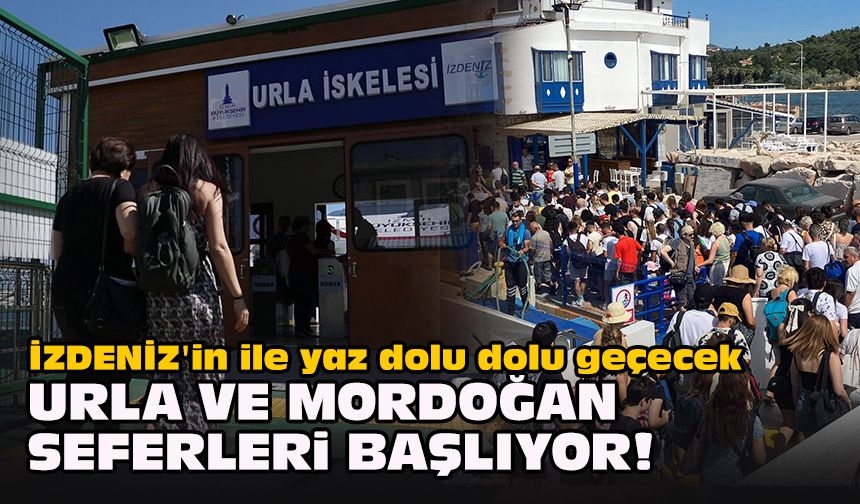 İZDENİZ'in ie yaz dolu dolu geçecek... Urla ve Mordoğan seferleri başlıyor!