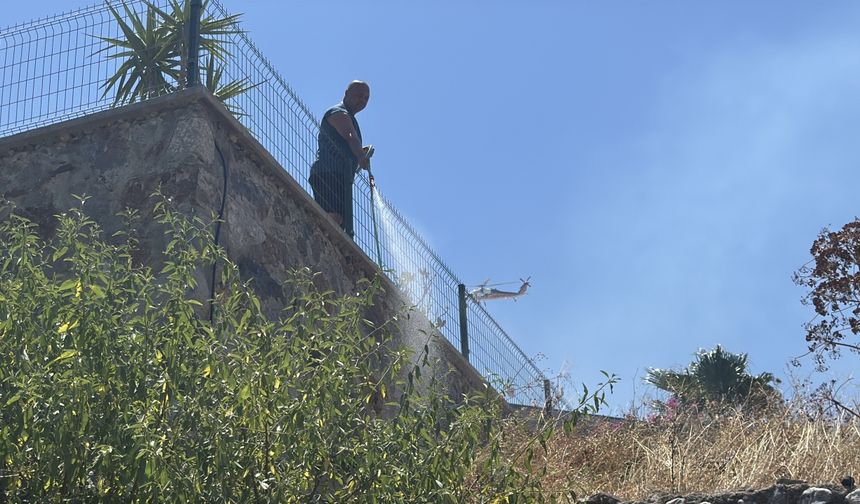Bodrum'daki yangın söndürüldü