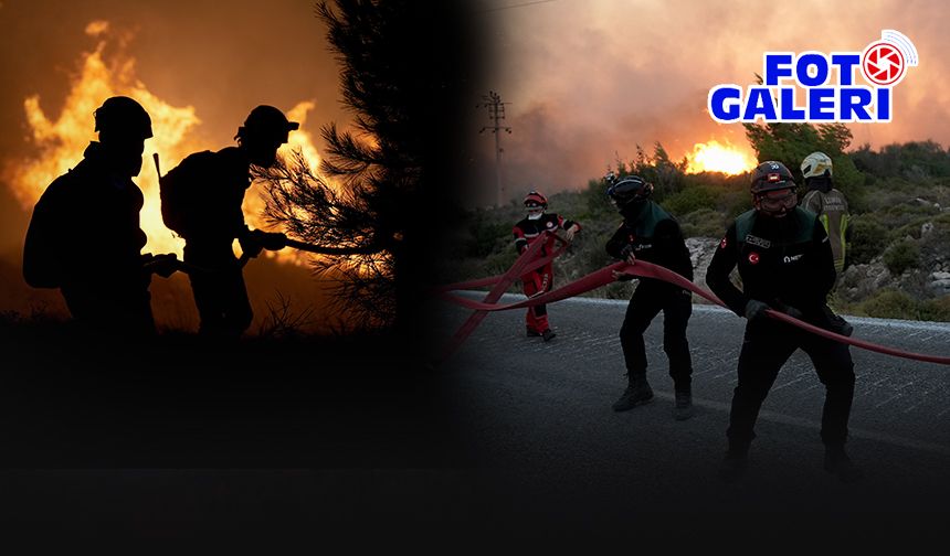 Korku filmi sahnesi değil... Çeşme yangınından içler acısı kareler!