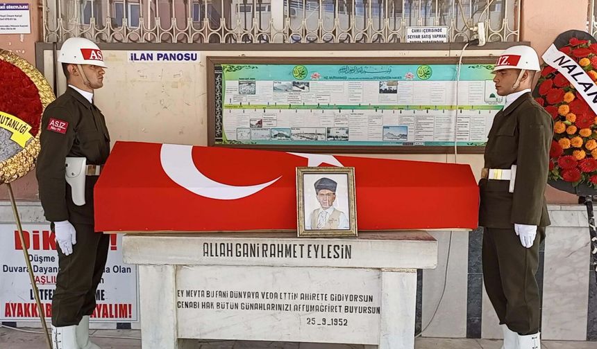 Kore gazisi son yolculuğuna uğurlandı