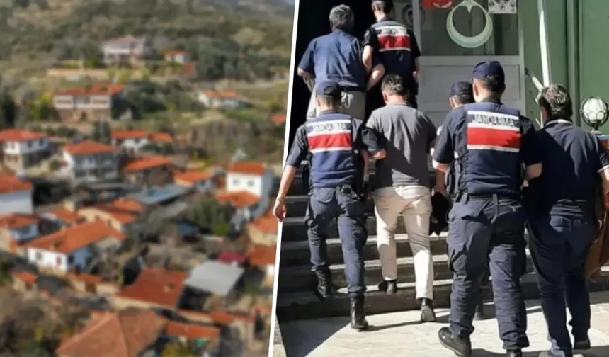 Kütahya'da zimmet operasyonu: Muhtar ile aza tutuklandı