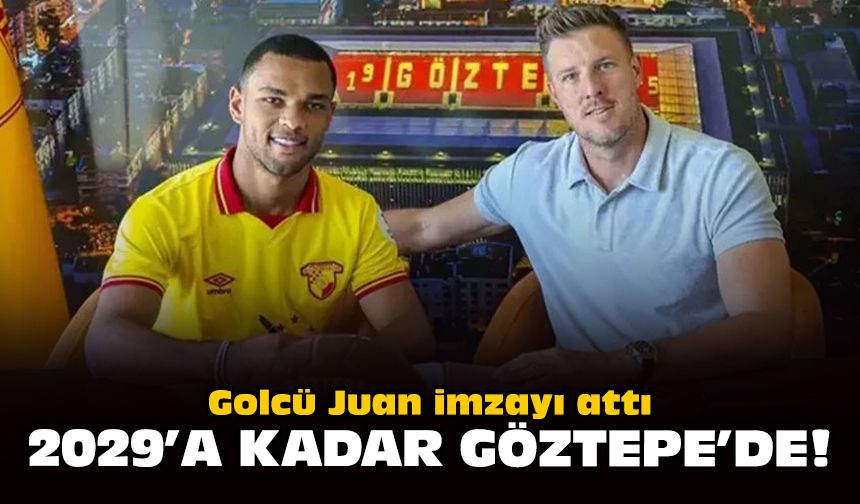 Golcü Juan imzayı attı: 2029'a kadar Göztepe'de!