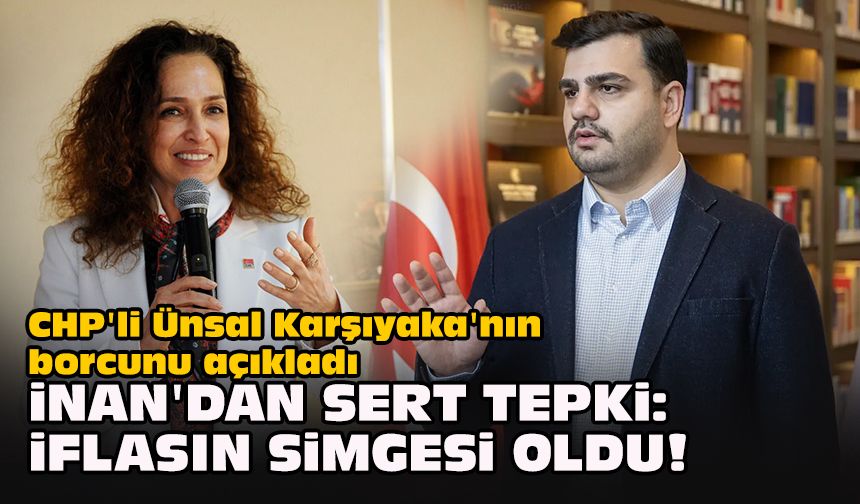 CHP'li Ünsal Karşıyaka'nın borcunu açıkladı... İnan'dan sert tepki: iflasın simgesi oldu!