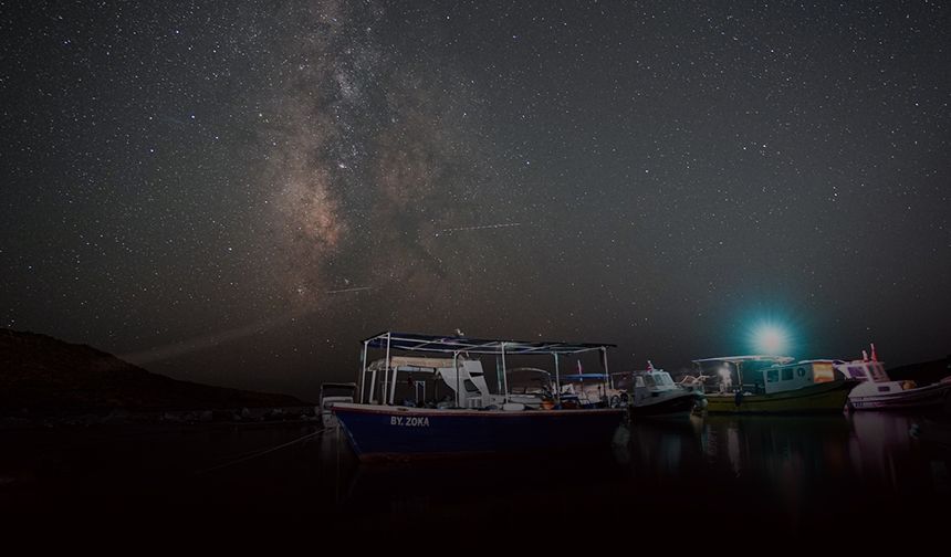 İzmir’de yıldız dolu gece