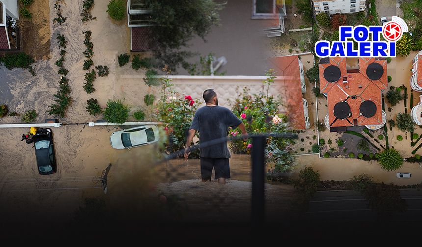 Meteoroloji uyarmıştı... Sular Foça’yı yuttu!