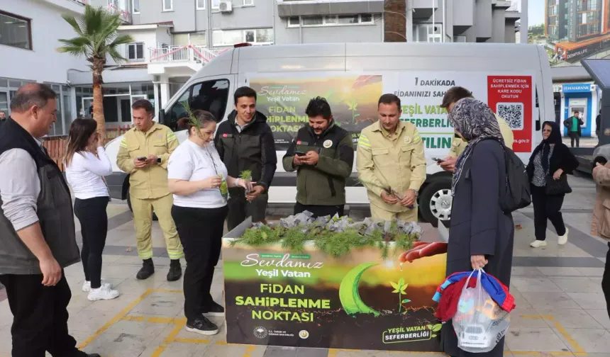 Denizli, fidan seferberliğinde Türkiye'de ilk 5'te