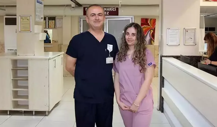 Doktor baba ile kızı aynı hastanede şifa dağıtıyor
